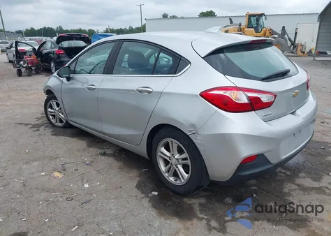 2018 Chevrolet Cruze Lt Auto из США, поврежденный, VIN 3G1BE6SM4JS543190